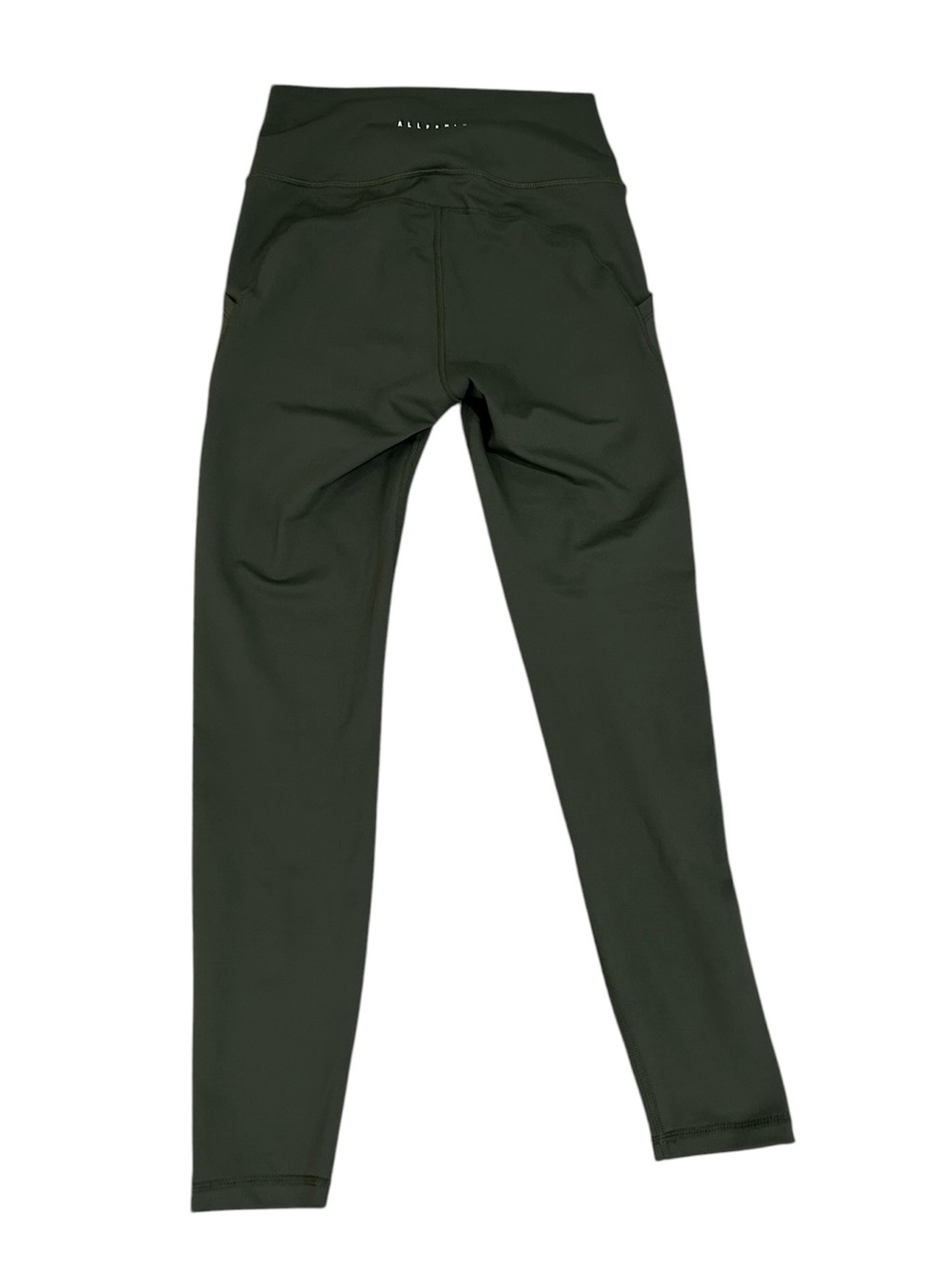 NWT allfenix High-Rise olive green pocket  7/8 Leggings moisture wicking medium
